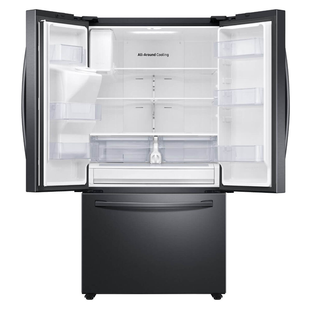 Rent To Own Samsung Appliances 27 Cu Ft French Door Refrigerator Fingerprint Resistant Black Stainless At Aaron S Today