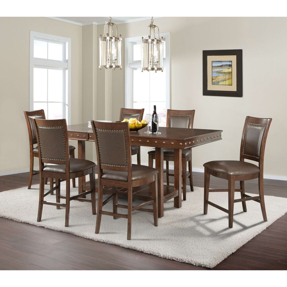 Rent To Own Elements International 7 Piece Prescott Dining