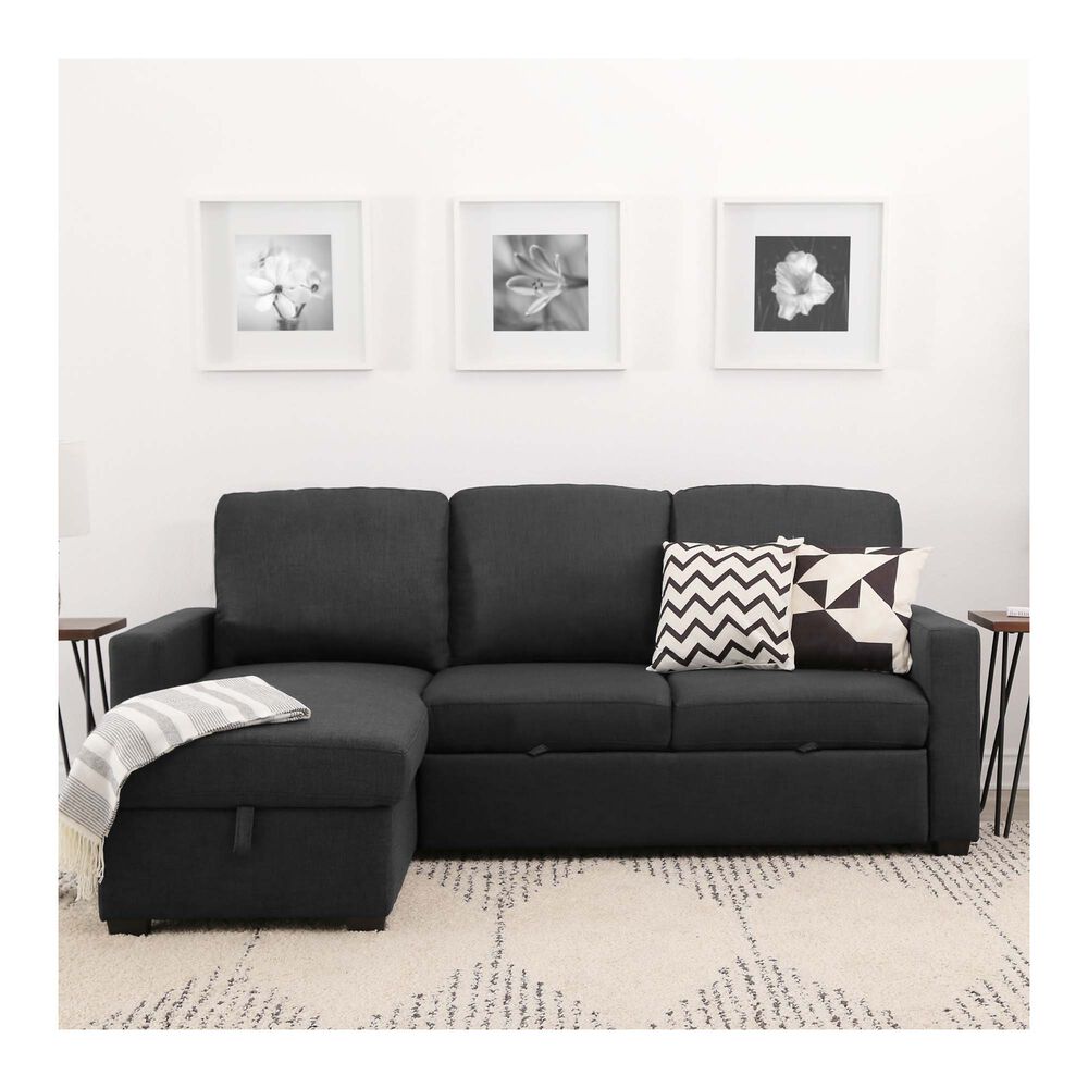 Rent To Own Abbyson Living 2 Piece Newton Grey Chaise Sofa At Aaron S Today
