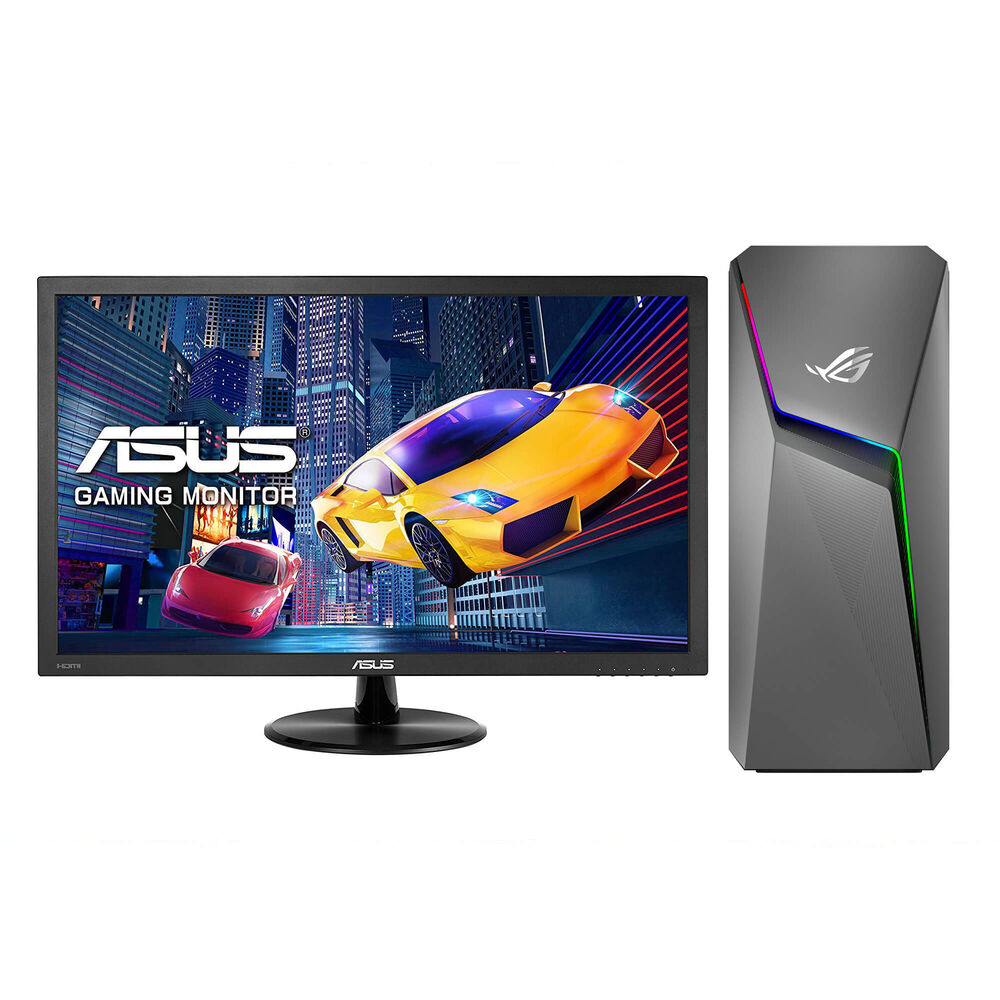 Rent To Own Asus Rog Strix Gl10 Gaming Desktop With 22 Gaming Monitor And Total Defense Internet Security At Aaron S Today