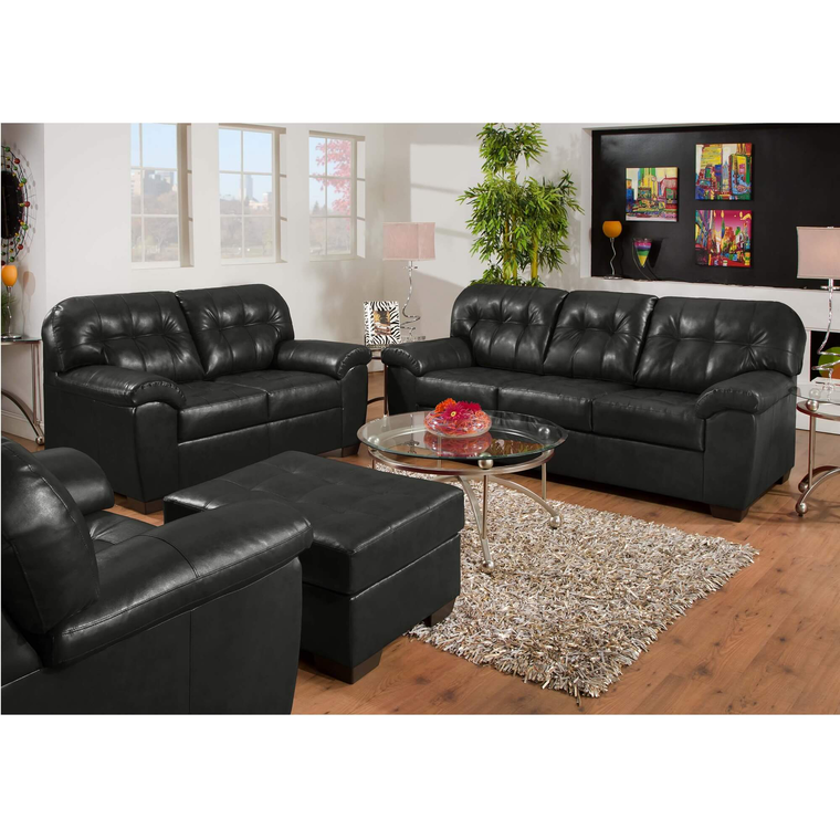 Showtime Onyx Sofa & Loveseat