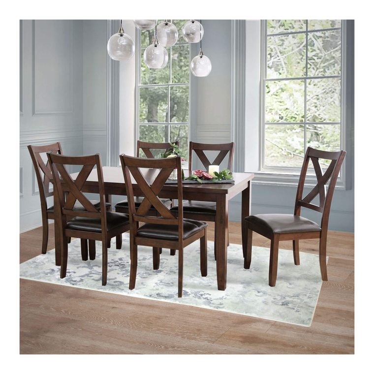 Rent to Own Abbyson Living 7-Piece Theodore Dining Room Collection at