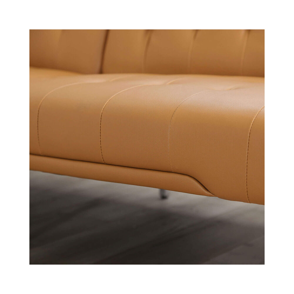 Rent to Own Abbyson Living Jackson Camel Leather Sofa Bed at Aaron's today!