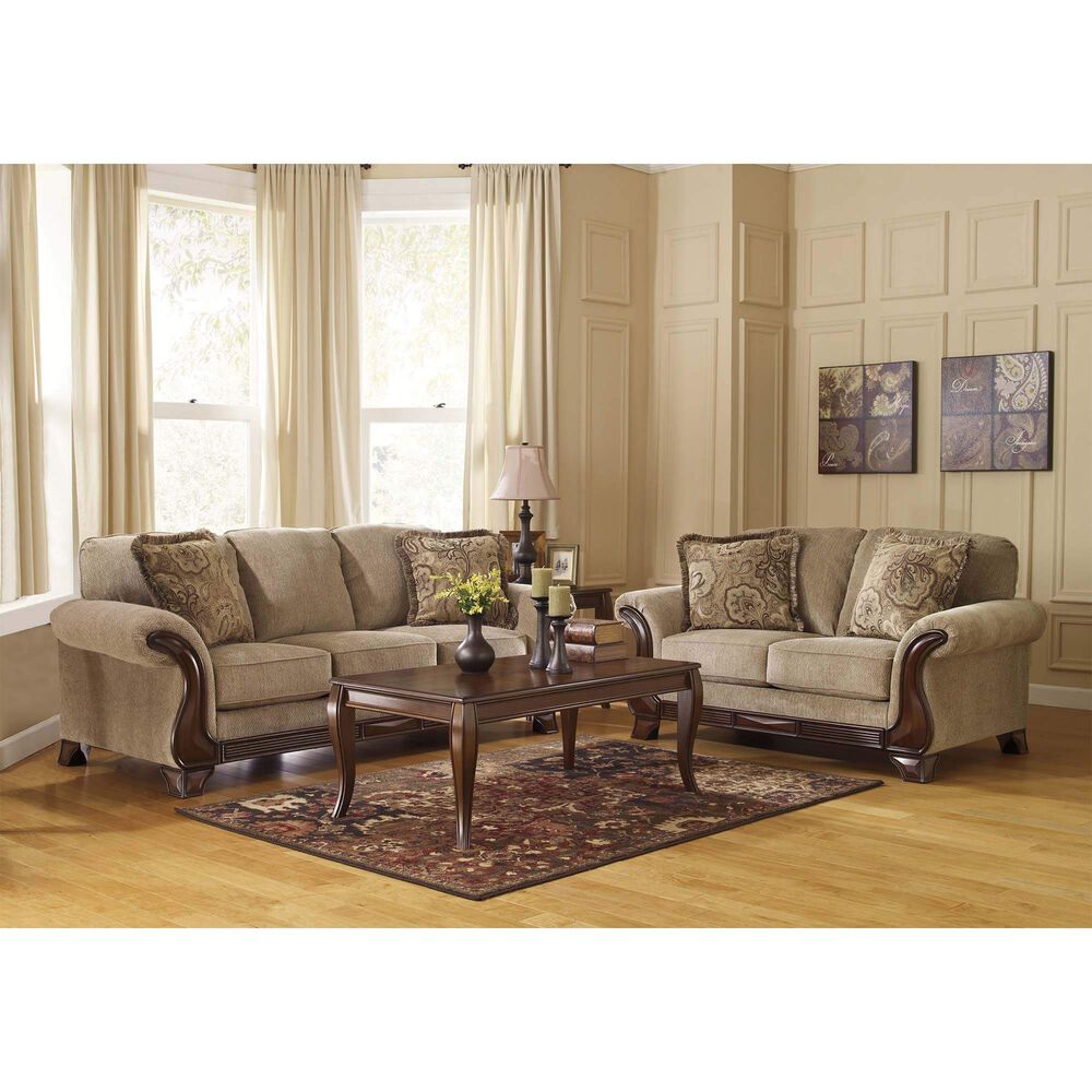 Rent To Own Ashley 4 Piece Lanett Sofa Loveseat Chair Ottoman At Aaron S Today