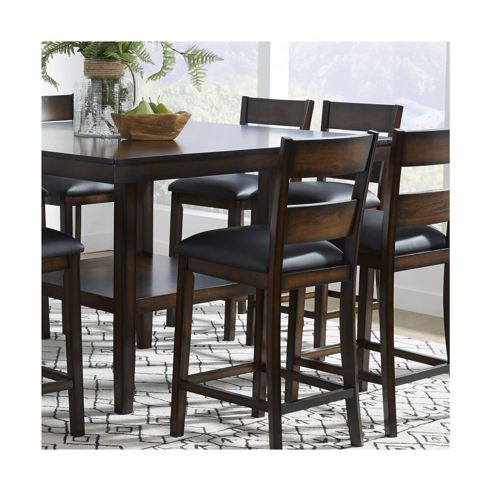 Rent To Own Standard 9 Piece Delaney Counter Height Dining Room