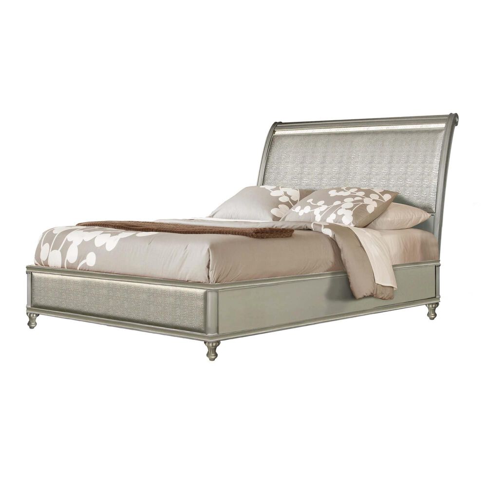 7 Piece Glam King Bedroom Collection