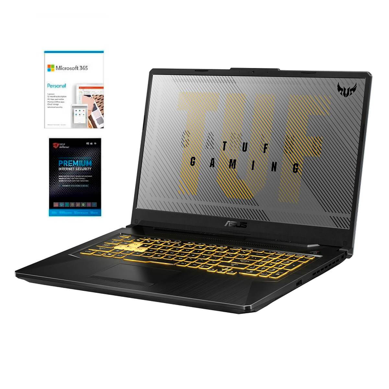 17.3" TUF Gaming Laptop w/ AMD Ryzen 7 CPU, Microsoft 365 Personal & Total Defense Security