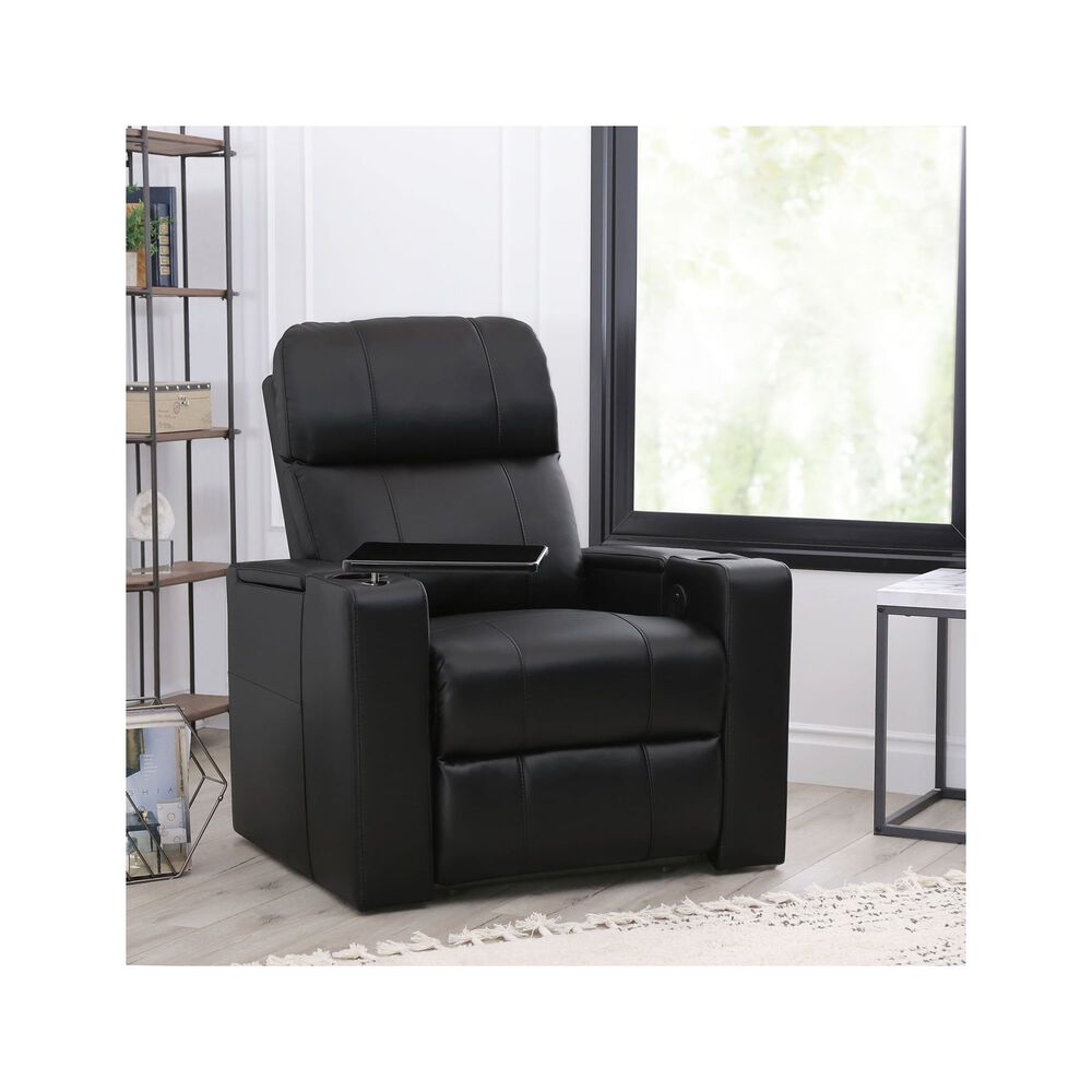 Rent To Own Abbyson Living Rider Power Faux Leather Recliner At Aaron S Today