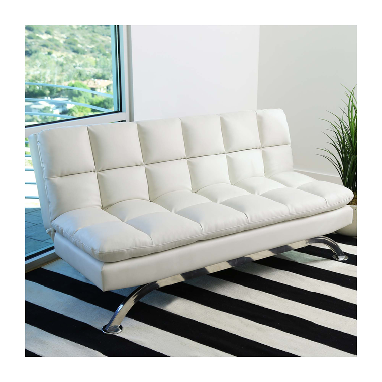 white lounger