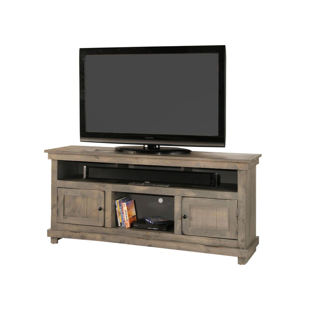 60 Rustic Tv Stand Grey
