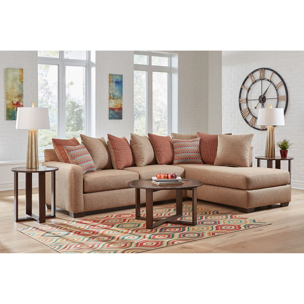 Rent to Own Woodhaven 2Piece Casablanca Sectional Living Room