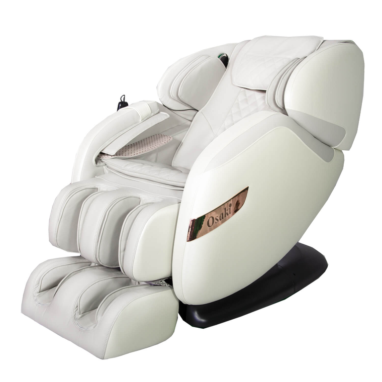 Champ Massage Chair - Taupe/Cream