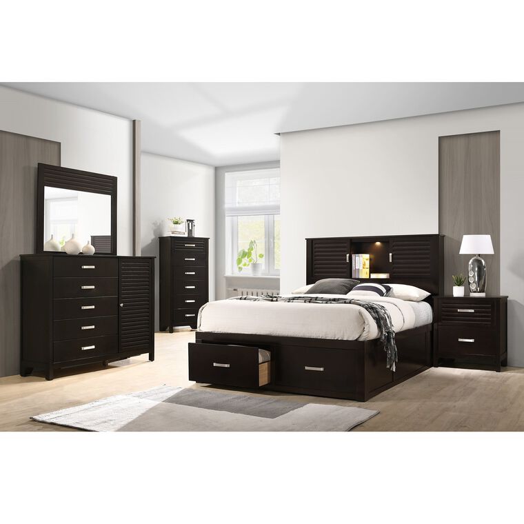 9-piece dalton queen bedroom collection with tight top mattress