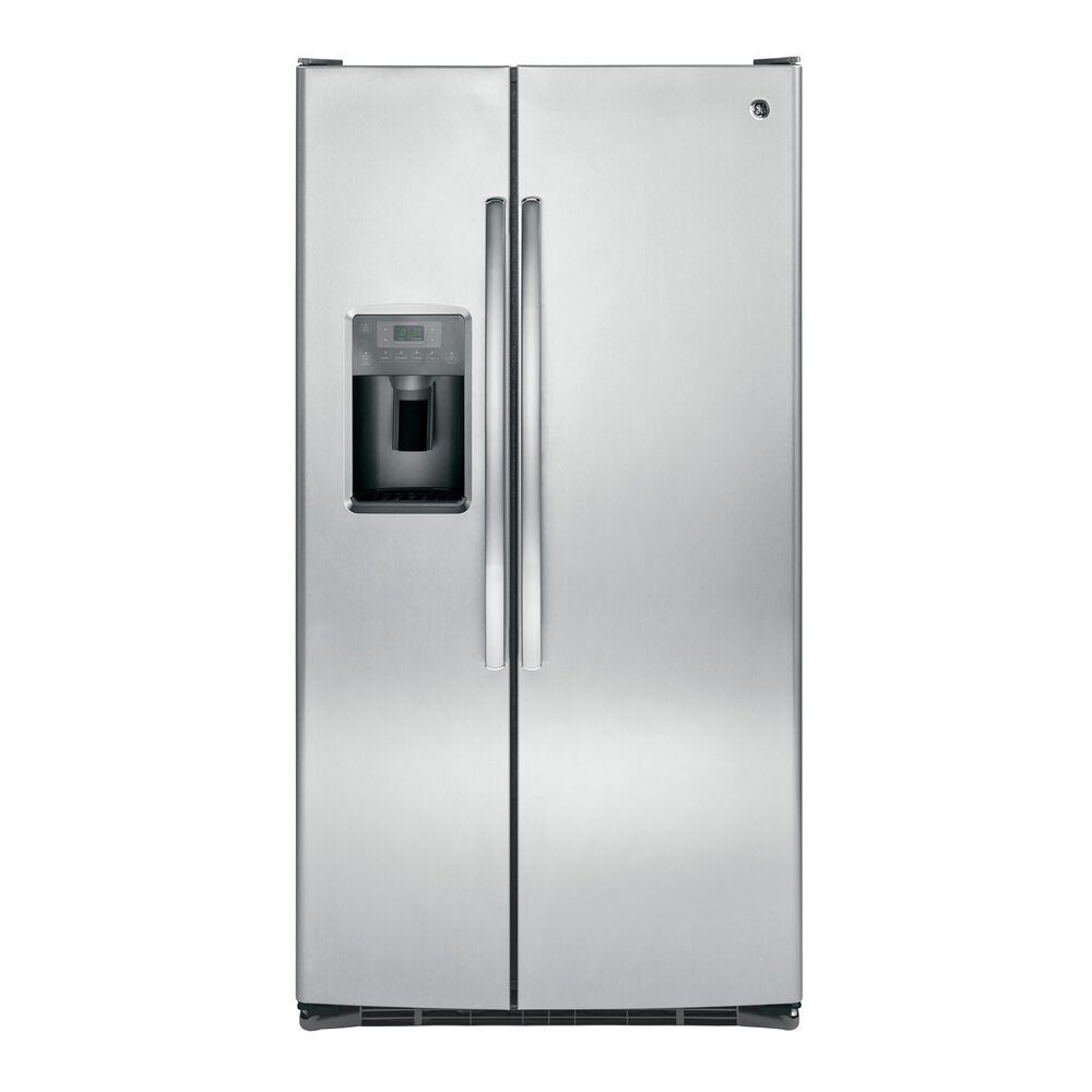 Rent To Own Ge Appliances 25 3 Cu Ft Side By Side Refrigerator With Ice And Water Stainless Steel At Aaron S Today