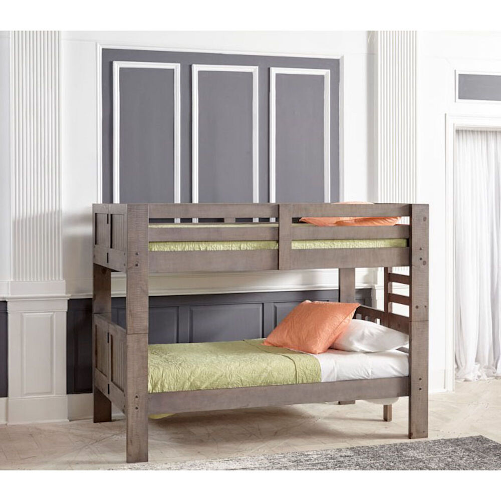 Rent To Own Oak Furniture West 7 Piece Twin Bunk Bed With