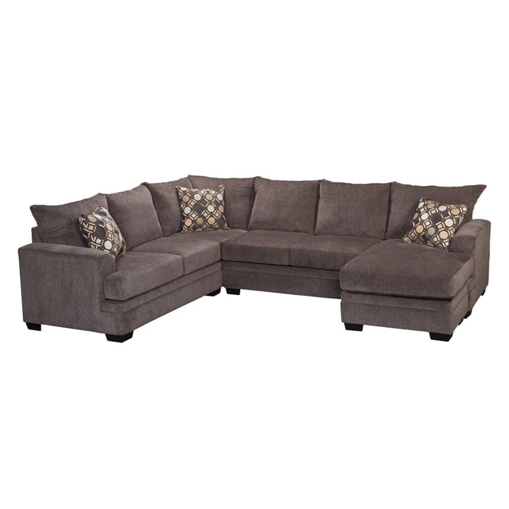 Rent To Own Woodhaven 3 Piece Kimberly Sectional Living Room Collection With Storage Ottoman At Aaron S Today