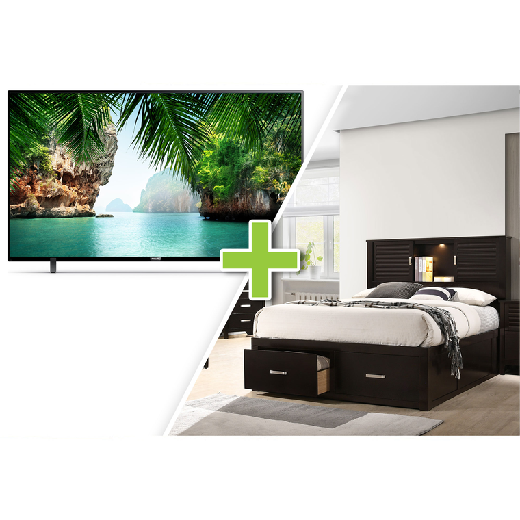 To Own Philips 50 Class 4k Uhd Smart Tv And Dalton Queen Platform Storage Bedroom Bundle At Aaron S Today - Dalton Queen Gray Storage Bed To Own Philips 50 Class 4k Uhd Smart Tv And Dalton Queen Platform Storage Bedroom Bundle At Aaron S Today - Dalton Queen Gray Storage Bed