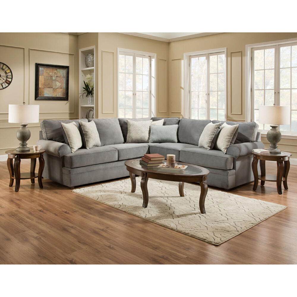 United Sectionals 2 Piece Naeva Living  Room  Collection 