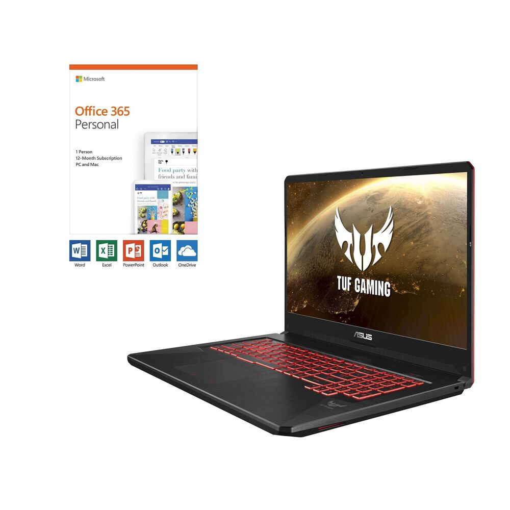 Rent To Own Asus 17 3 Amd Ryzen 5 Gaming Laptop With Microsoft Office 365 Personal And Total Defense Internet Security At Aaron S Today