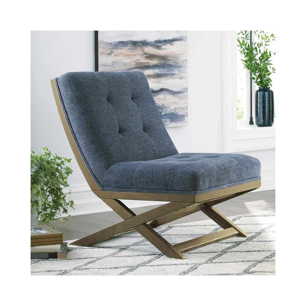 Rent to Own Ashley Sidewinder Accent Chair - Blue at Aaron's today!