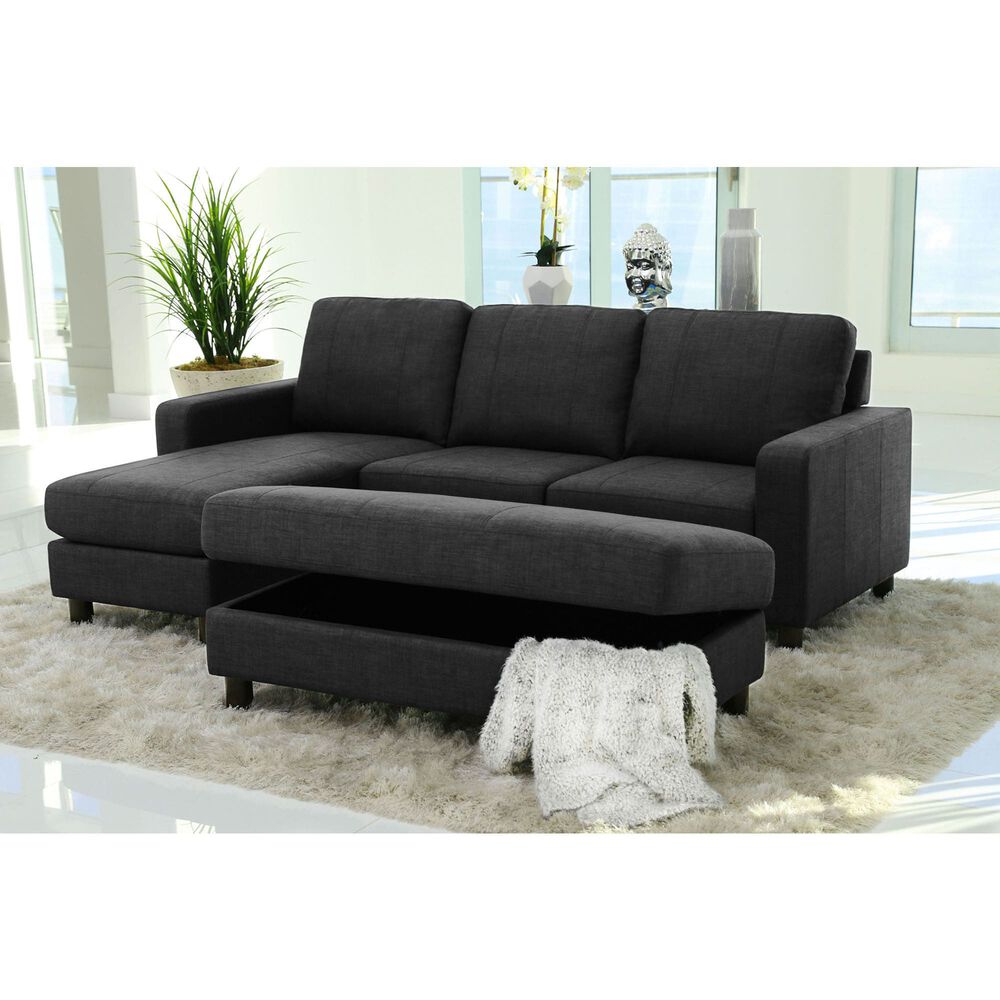 Rent To Own Abbyson Living 2 Piece Berkeley Reversible Chaise Sofa
