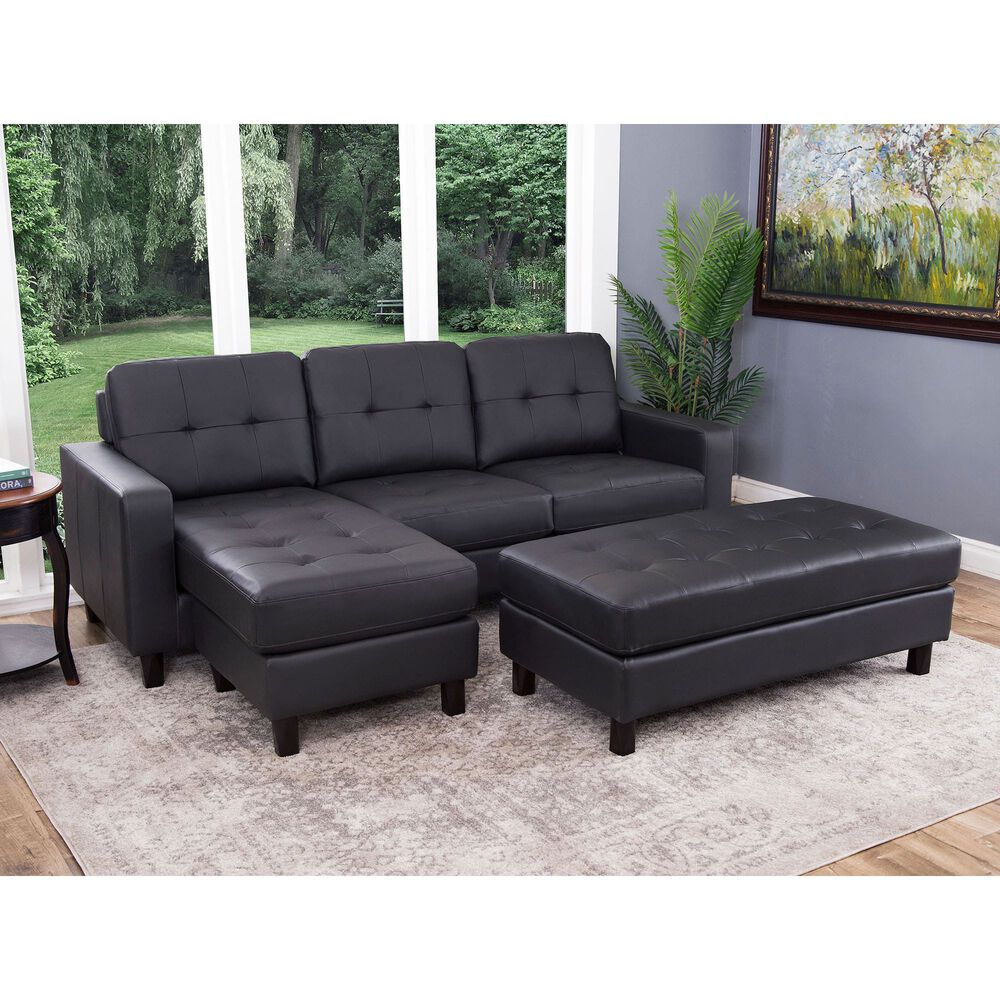 Rent To Own Abbyson Living 2 Piece Taylor Reversible Chaise Sofa