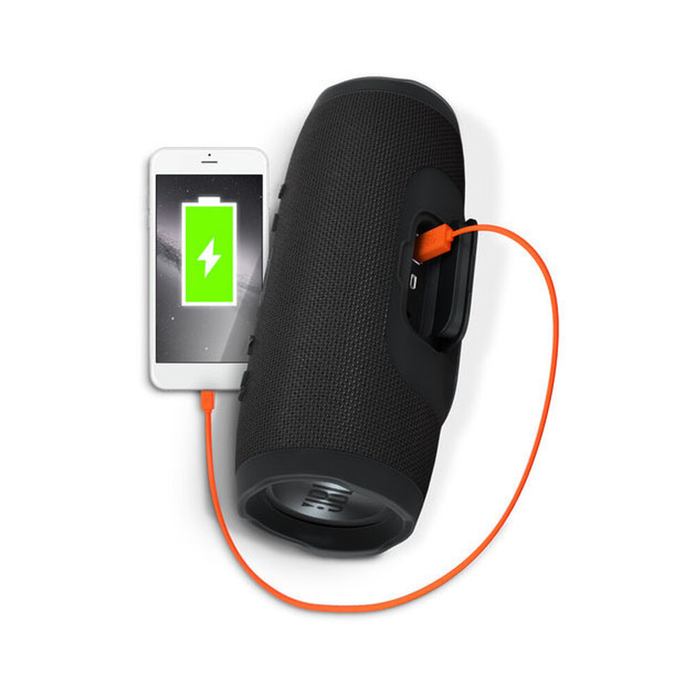 Charge 3 Portable Bluetooth Stereo Speaker Black