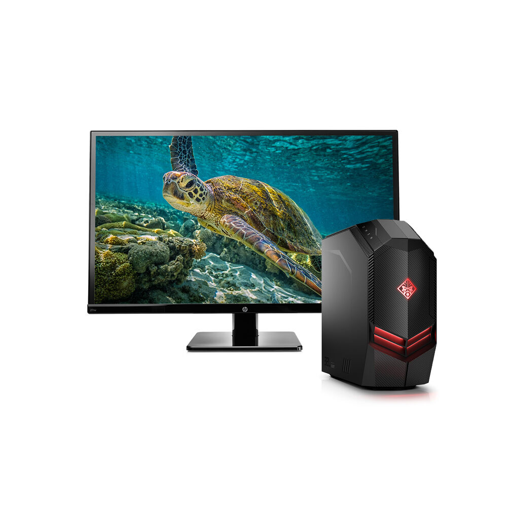 Hewlett Packard Gaming Desktop With 27 Monitor Total Defense Security Omen Desktop With Ryzen 5 Cpu 27 Monitor Total Defense Security