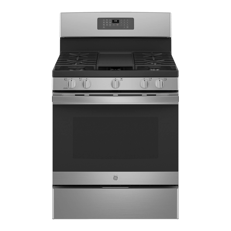5.0 cu. ft. Self Clean 5 Burner Gas Range - Stainless Steel