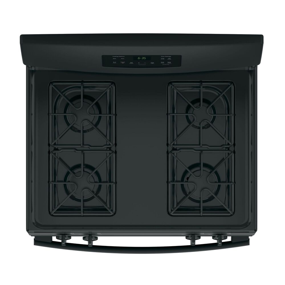 Rent To Own Ge Appliances 5 0 Cu Ft Self Cleaning Gas Range Black At Aaron S Today