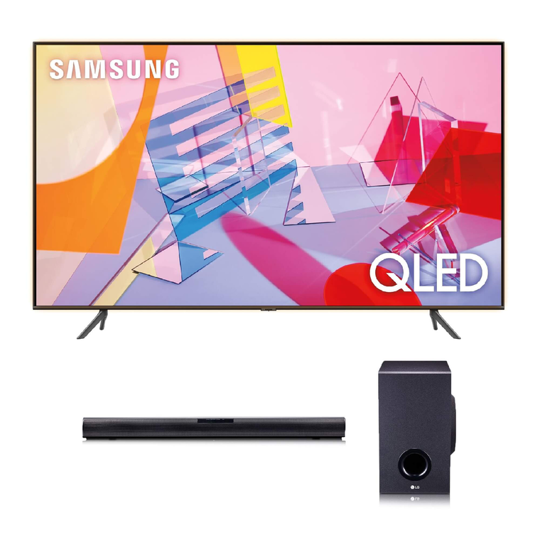 55" Class QLED 4K UHD Smart TV & LG 160W 2.1Ch Sound Bar Bundle