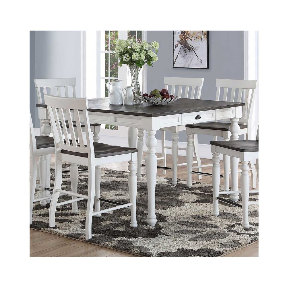 Rent To Own Steve Silver 8 Piece Joanna 54 Counter Height Dining