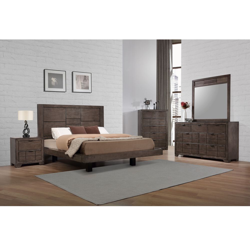 Rent To Own Elements International 7 Piece Logic Queen Bedroom