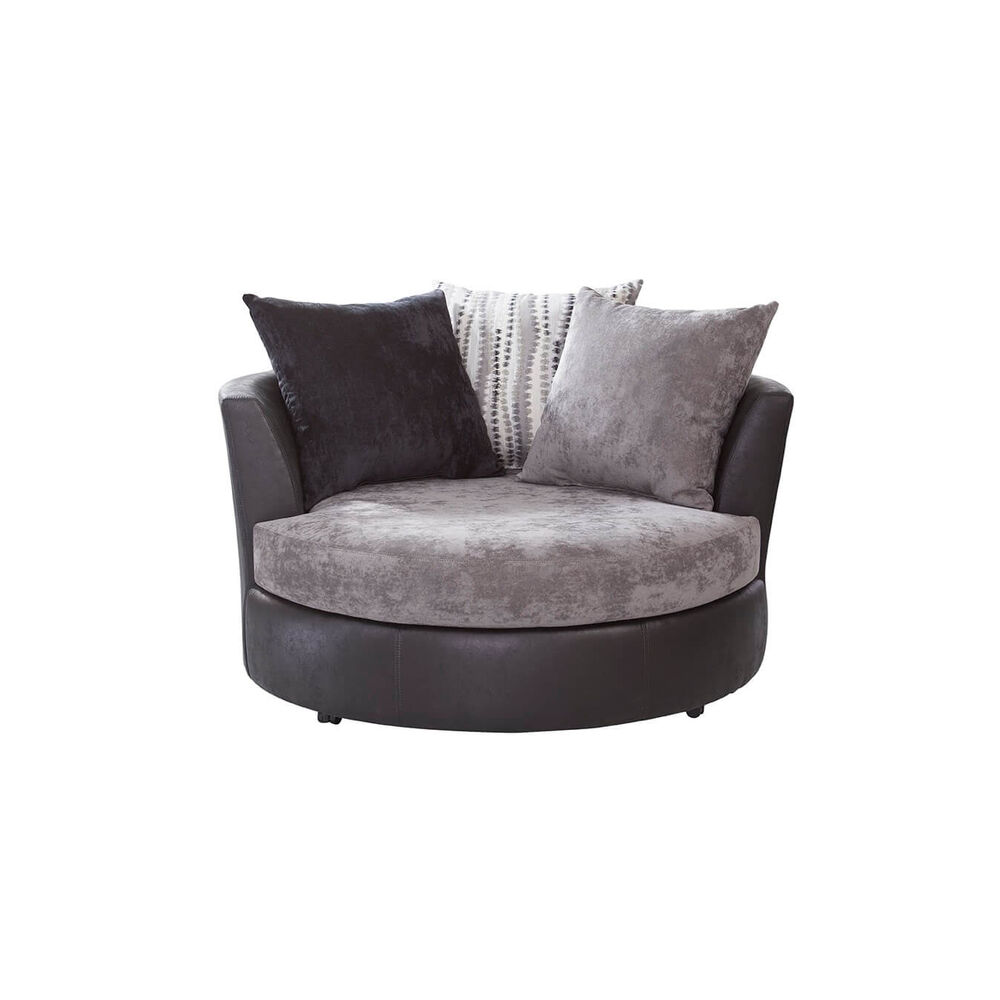 Rent To Own Woodhaven Jamal Swivel Barrel Chair At Aaron S Today