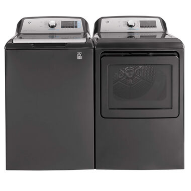 Rent To Own Ge Appliances 5 2 Cu Ft He Top Load Washer 7 4 Cu Ft Electric Steam Dryer At Aaron S Today