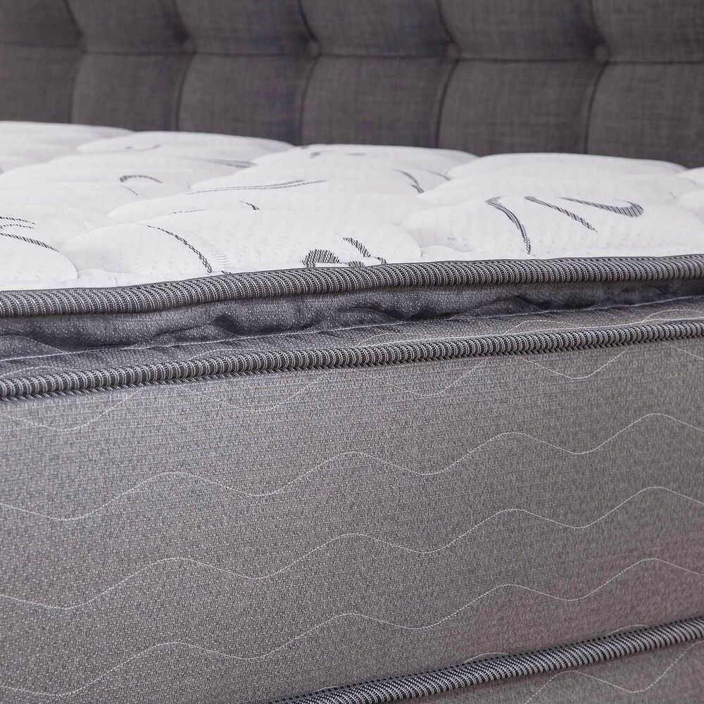 Rent to Own Riversedge Furniture 7Piece Glam Queen Bed Only w/ Woodhaven Pillow Top Plush