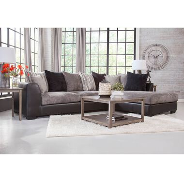 Rent To Own Woodhaven 2 Piece Jamal Chaise Sofa Sectional At Aaron S Today