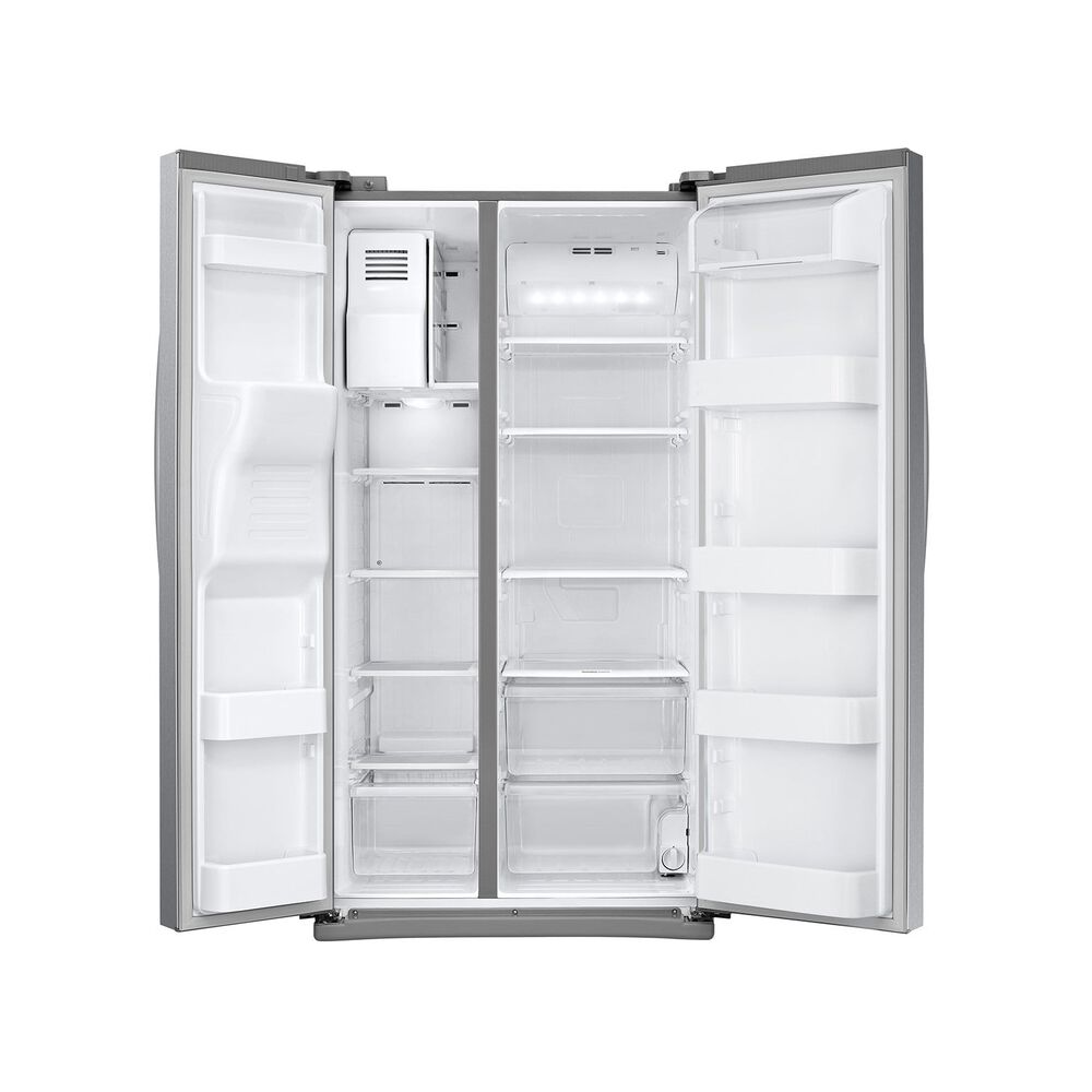 Rent To Own Samsung Appliances 25 Cu Ft Side By Side Refrigerator With Ice And Water Stainless Steel At Aaron S Today