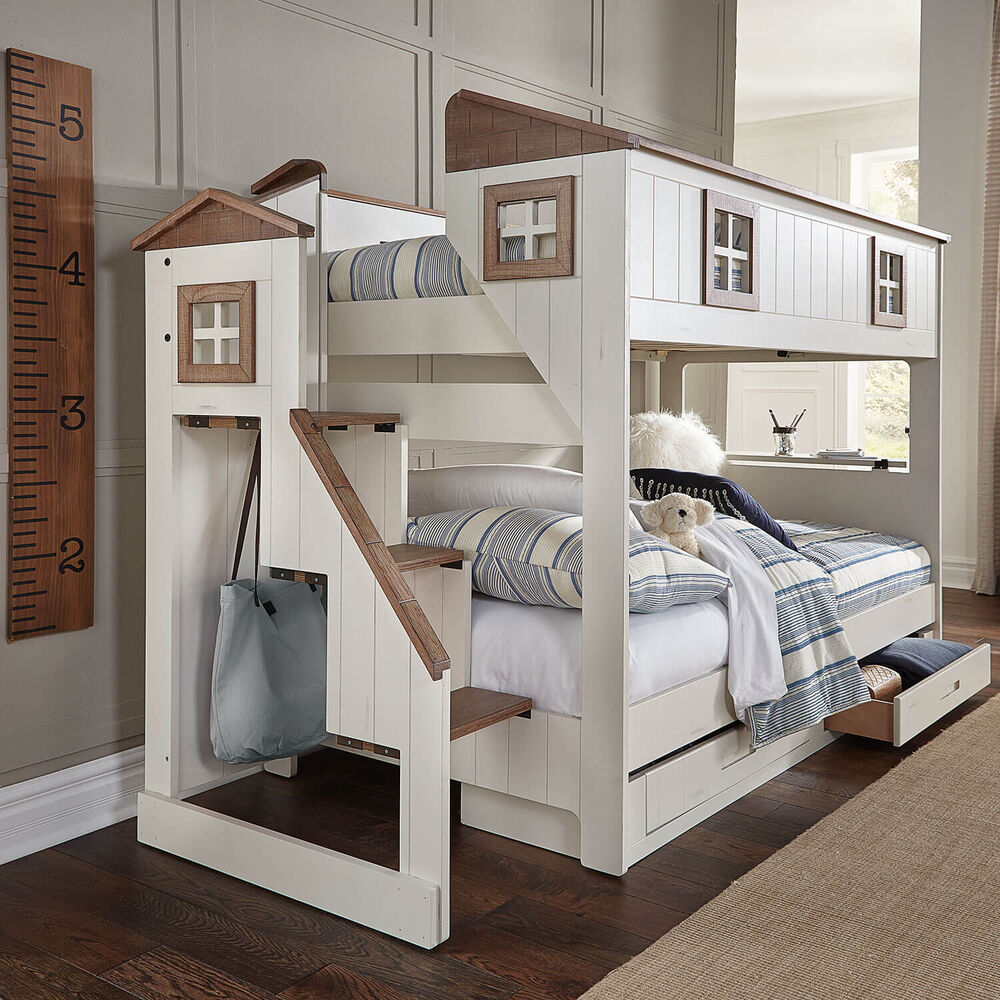Rent To Own Oak Furniture West Home Sweet Home Twin Over Twin