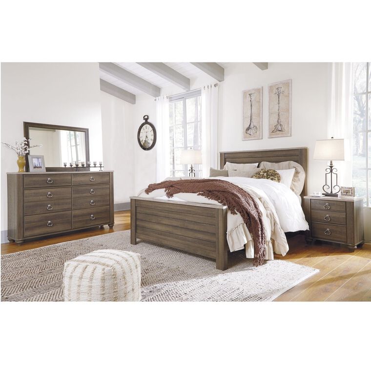 To Own Ashley Furniture Aaron S 6 Piece Birmington Queen Bedroom Collection