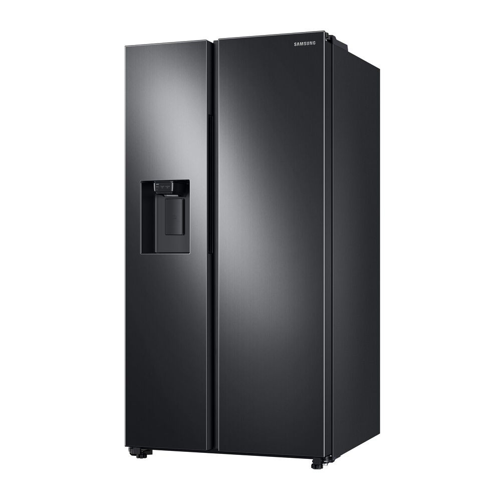 Rent To Own Samsung Appliances 27 4 Cu Ft Side By Side Refrigerator Fingerprint Resistant Black Stainless At Aaron S Today