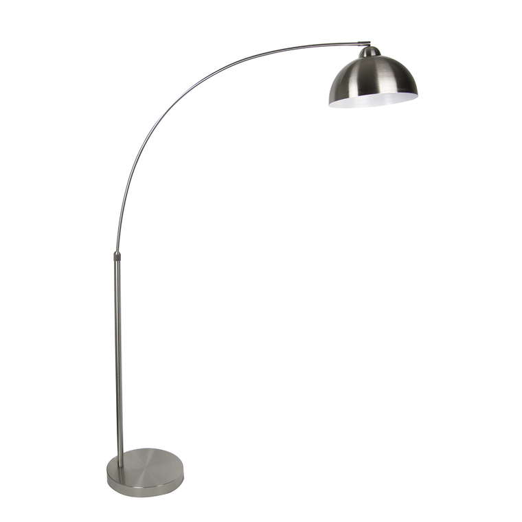 brushed nicklel floor lamp