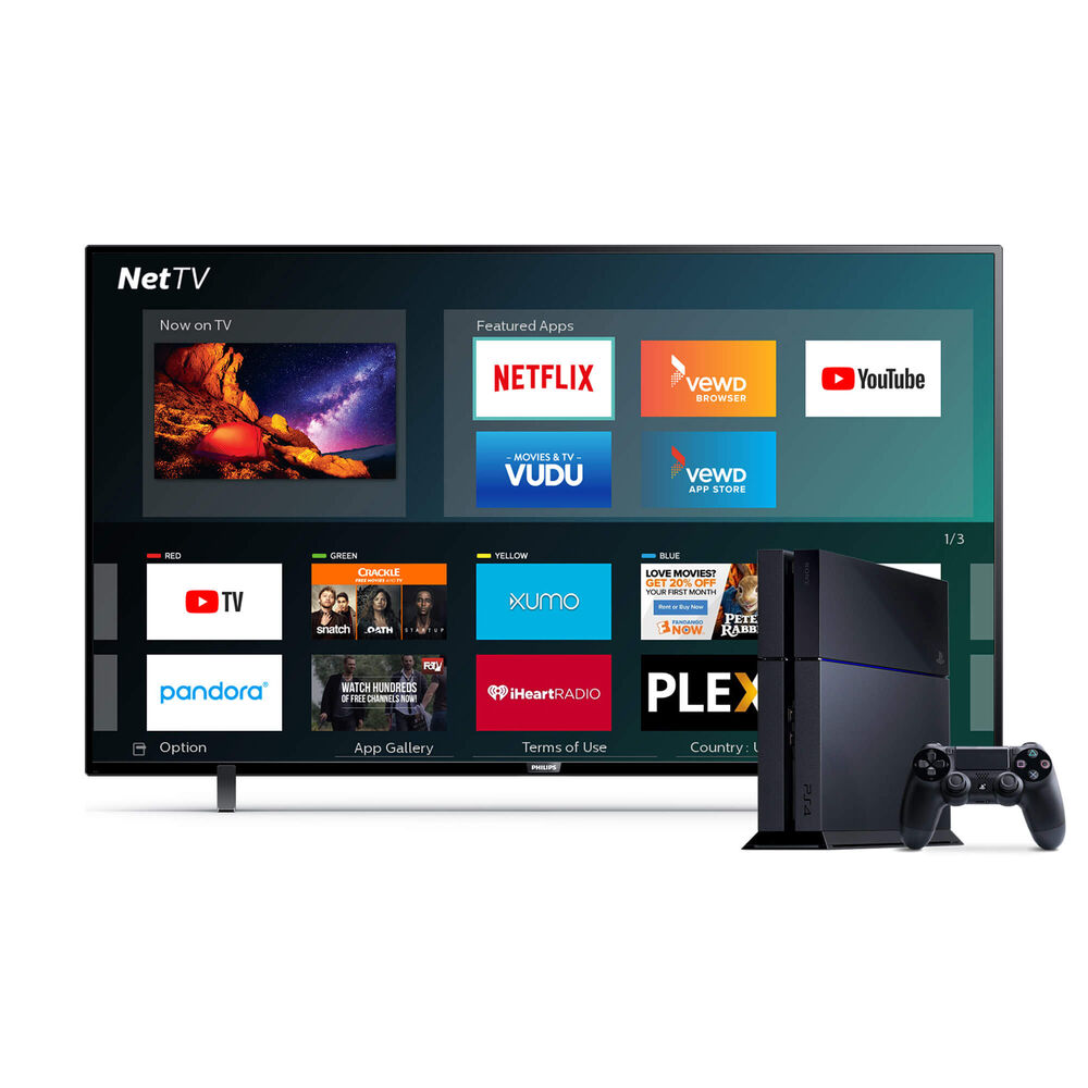 Rent To Own Philips 65 Class Smart 4k Uhd Tv 1tb Playstation 4 Bundle At Aaron S Today