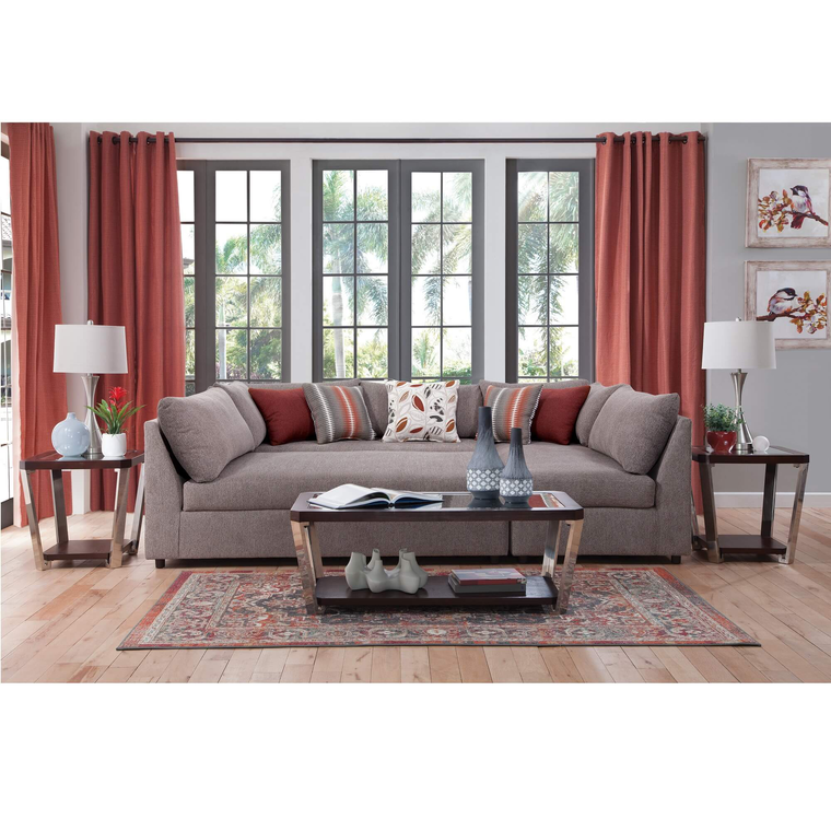 Rent to Own Woodhaven 9Piece Puzzle Chaise Sectional Sofa