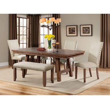 Rent To Own Elements International 6 Piece Jax Dining Room