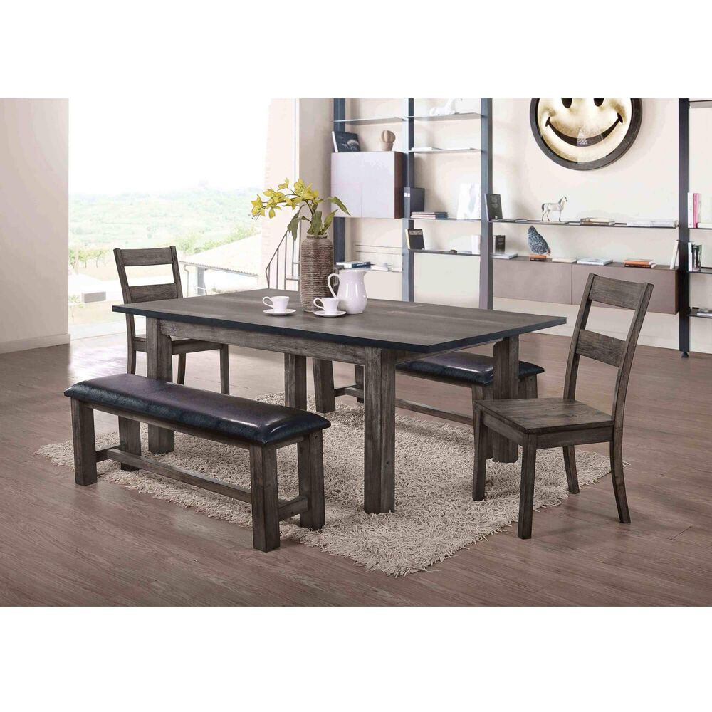 Rent To Own Elements International 6 Piece Nathan Dining Room