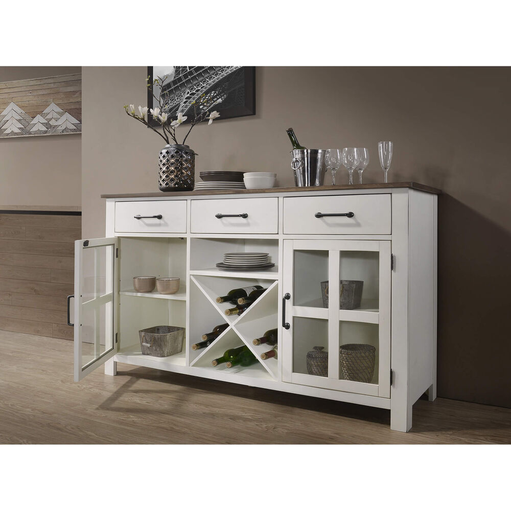 Rent To Own Lane 7 Piece A La Carte White Counter Height Dining
