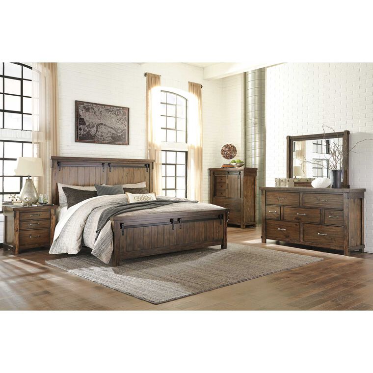 To Own Ashley Furniture Aaron S 7 Piece Lakeleigh Queen Bedroom Collection