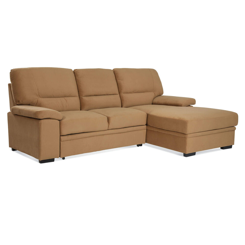 Rent To Own Amalfi 2 Piece Sybil Sectional Chaise Sleeper Sofa