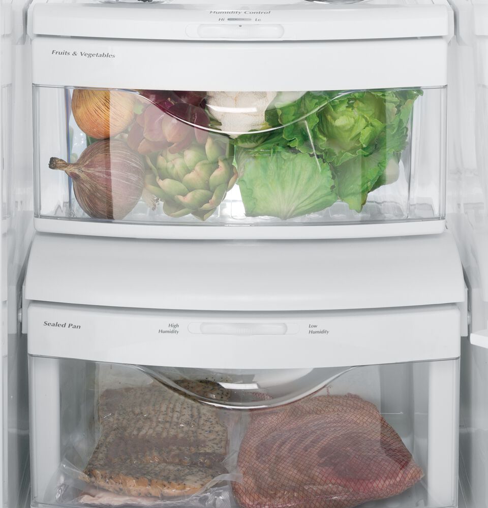Rent To Own Ge Appliances 25 3 Cu Ft Side By Side Refrigerator With Ice And Water Black At Aaron S Today